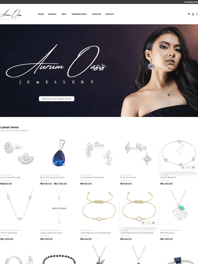 Aurum Oasis Jewellery